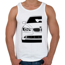 PRINTFASHION BMW E60 - Férfi atléta - Fehér atléta, trikó