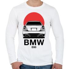 PRINTFASHION BMW E60 - Férfi hosszú ujjú póló - Fehér férfi póló