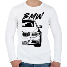 PRINTFASHION BMW - E90 - Férfi hosszú ujjú póló - Fehér