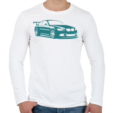 PRINTFASHION BMW - Férfi hosszú ujjú póló - Fehér