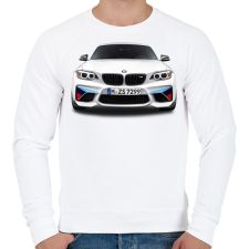 PRINTFASHION Bmw - Férfi pulóver - Fehér férfi pulóver, kardigán