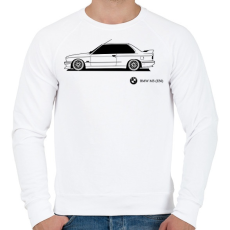 PRINTFASHION BMW M3 - Férfi pulóver - Fehér