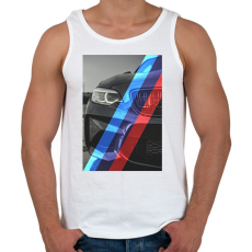 PRINTFASHION BMW M - Férfi atléta - Fehér
