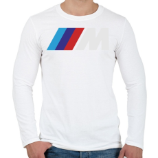 PRINTFASHION BMW M - Férfi hosszú ujjú póló - Fehér