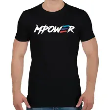PRINTFASHION BMW M POWER - Férfi póló - Fekete férfi póló
