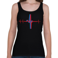 PRINTFASHION BMW M szívritmus - Női atléta - Fekete női trikó