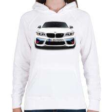 PRINTFASHION Bmw - Női kapucnis pulóver - Fehér