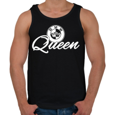 PRINTFASHION BMW QUEEN - Férfi atléta - Fekete atléta, trikó