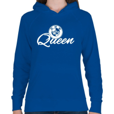 PRINTFASHION BMW QUEEN - Női kapucnis pulóver - Királykék női pulóver, kardigán