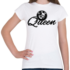 PRINTFASHION BMW QUEEN - Női póló - Fehér