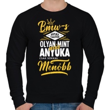 PRINTFASHION BMW-s anyuka - Férfi pulóver - Fekete férfi pulóver, kardigán