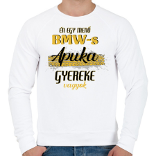 PRINTFASHION BMW-s apuka gyereke - Férfi pulóver - Fehér férfi pulóver, kardigán