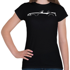 PRINTFASHION BMW Z4 Fehér - Női póló - Fekete női póló