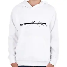PRINTFASHION BMW Z4 Fekete - Gyerek kapucnis pulóver - Fehér gyerek pulóver, kardigán
