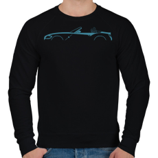 PRINTFASHION BMW Z4 Kék - Férfi pulóver - Fekete