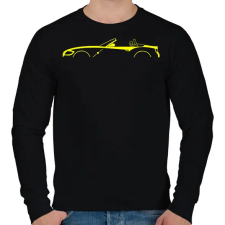 PRINTFASHION BMW Z4 Sárga - Férfi pulóver - Fekete férfi pulóver, kardigán