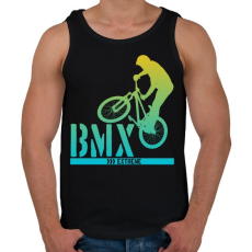 PRINTFASHION Bmx - Férfi atléta - Fekete