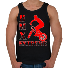 PRINTFASHION Bmx - Férfi atléta - Fekete atléta, trikó