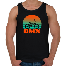 PRINTFASHION BMX - Férfi atléta - Fekete atléta, trikó