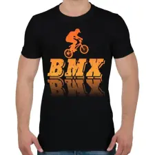 PRINTFASHION Bmx - Férfi póló - Fekete férfi póló