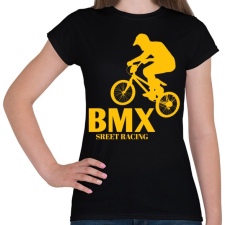 PRINTFASHION Bmx - Női póló - Fekete női póló