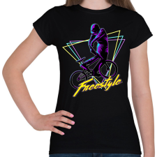 PRINTFASHION Bmx - Női póló - Fekete női póló