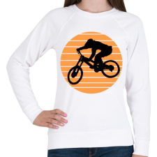 PRINTFASHION bmx - Női pulóver - Fehér női pulóver, kardigán