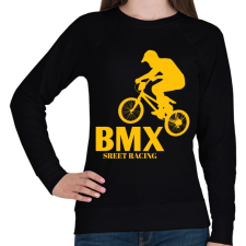 PRINTFASHION Bmx - Női pulóver - Fekete női pulóver, kardigán