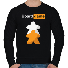 PRINTFASHION Board game - Férfi pulóver - Fekete