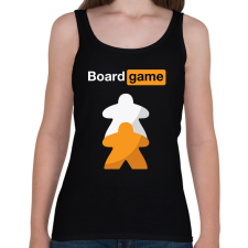 PRINTFASHION Board game - Női atléta - Fekete női trikó