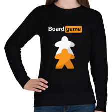 PRINTFASHION Board game - Női pulóver - Fekete női pulóver, kardigán
