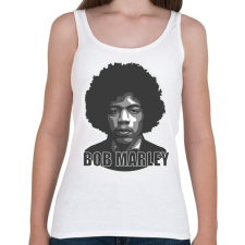 PRINTFASHION Bob Hendrix - Női atléta - Fehér női trikó