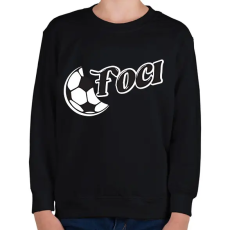 PRINTFASHION Boci Foci - Gyerek pulóver - Fekete
