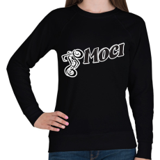 PRINTFASHION Boci Moci - Női pulóver - Fekete