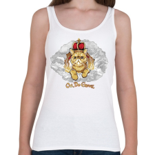 PRINTFASHION Bocicica - Női atléta - Fehér női trikó