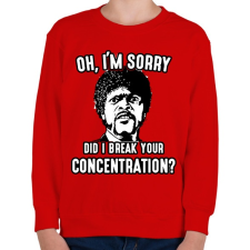 PRINTFASHION Bocs, megzavartam a koncentrálásodat? - Gyerek pulóver - Piros gyerek pulóver, kardigán