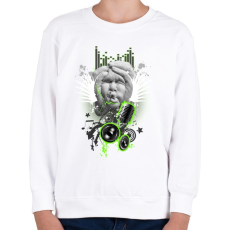 PRINTFASHION bodyart-01-01 - Gyerek pulóver - Fehér