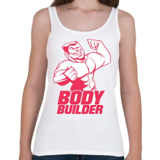 PRINTFASHION BodyBuilder - Női atléta - Fehér