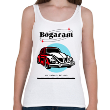 PRINTFASHION bogaram - Női atléta - Fehér női trikó