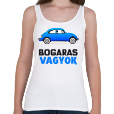 PRINTFASHION BOGARAS VAGYOK - Női atléta - Fehér