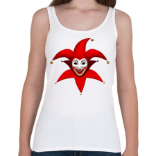 PRINTFASHION Bohócos póló - Női atléta - Fehér női trikó