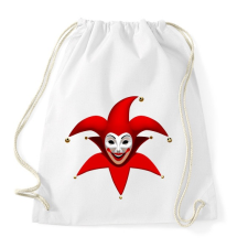 PRINTFASHION Bohócos póló - Sportzsák, Tornazsák - Fehér tornazsák