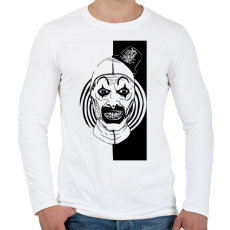 PRINTFASHION Bohócrém - Férfi hosszú ujjú póló - Fehér