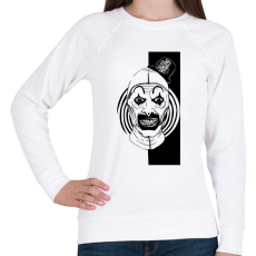 PRINTFASHION Bohócrém - Női pulóver - Fehér