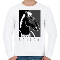 PRINTFASHION BOJACK - Férfi pulóver - Fehér
