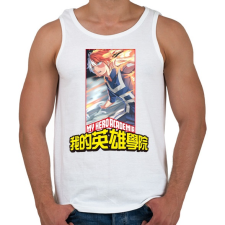 PRINTFASHION Boku no Hero Academia - Férfi atléta - Fehér atléta, trikó