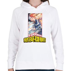 PRINTFASHION Boku no Hero Academia - Női kapucnis pulóver - Fehér