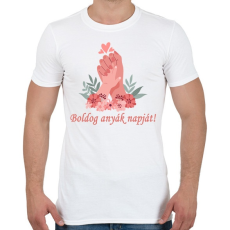 PRINTFASHION Boldog anyák napját! - Férfi póló - Fehér