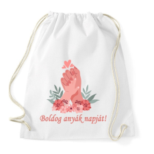 PRINTFASHION Boldog anyák napját! - Sportzsák, Tornazsák - Fehér tornazsák