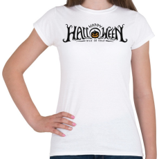 PRINTFASHION Boldog halloweent 2 - Női póló - Fehér